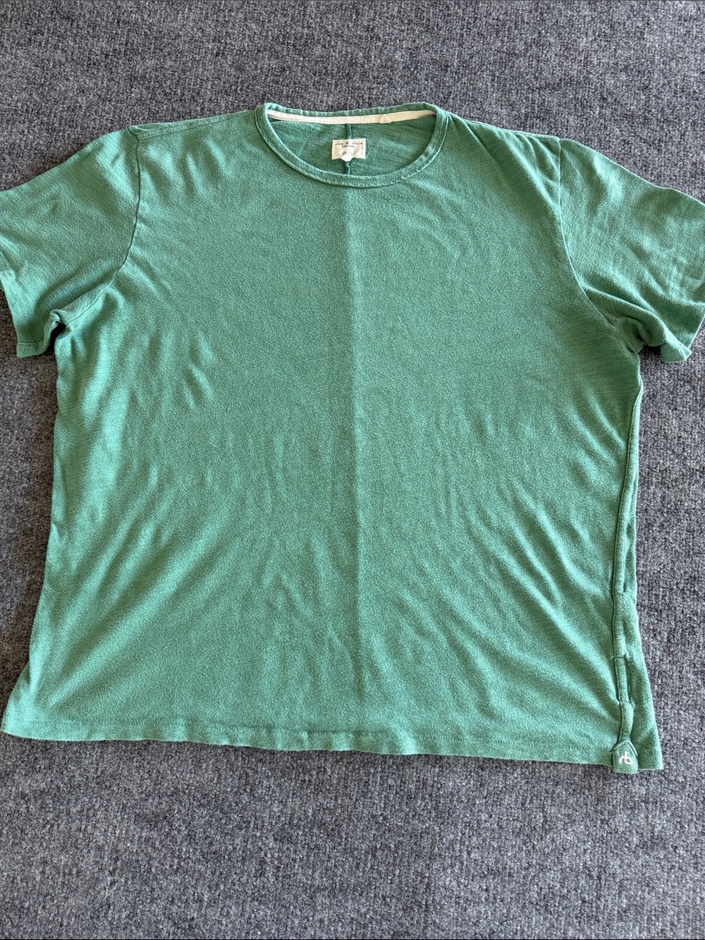 Rag & Bone - Flame Slub Cotton-Jersey T-Shirt - Green